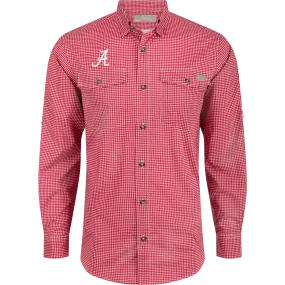 Alabama Frat Gingham Long Sleeve Shirt