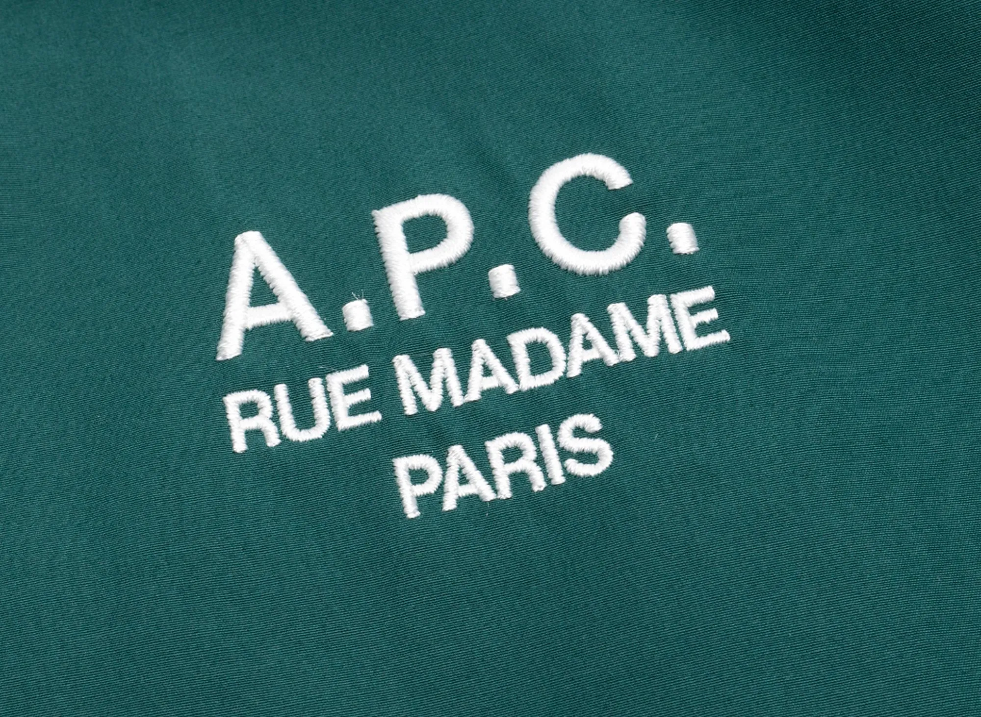 A.P.C. Regis Button Up Blouson in Green xld