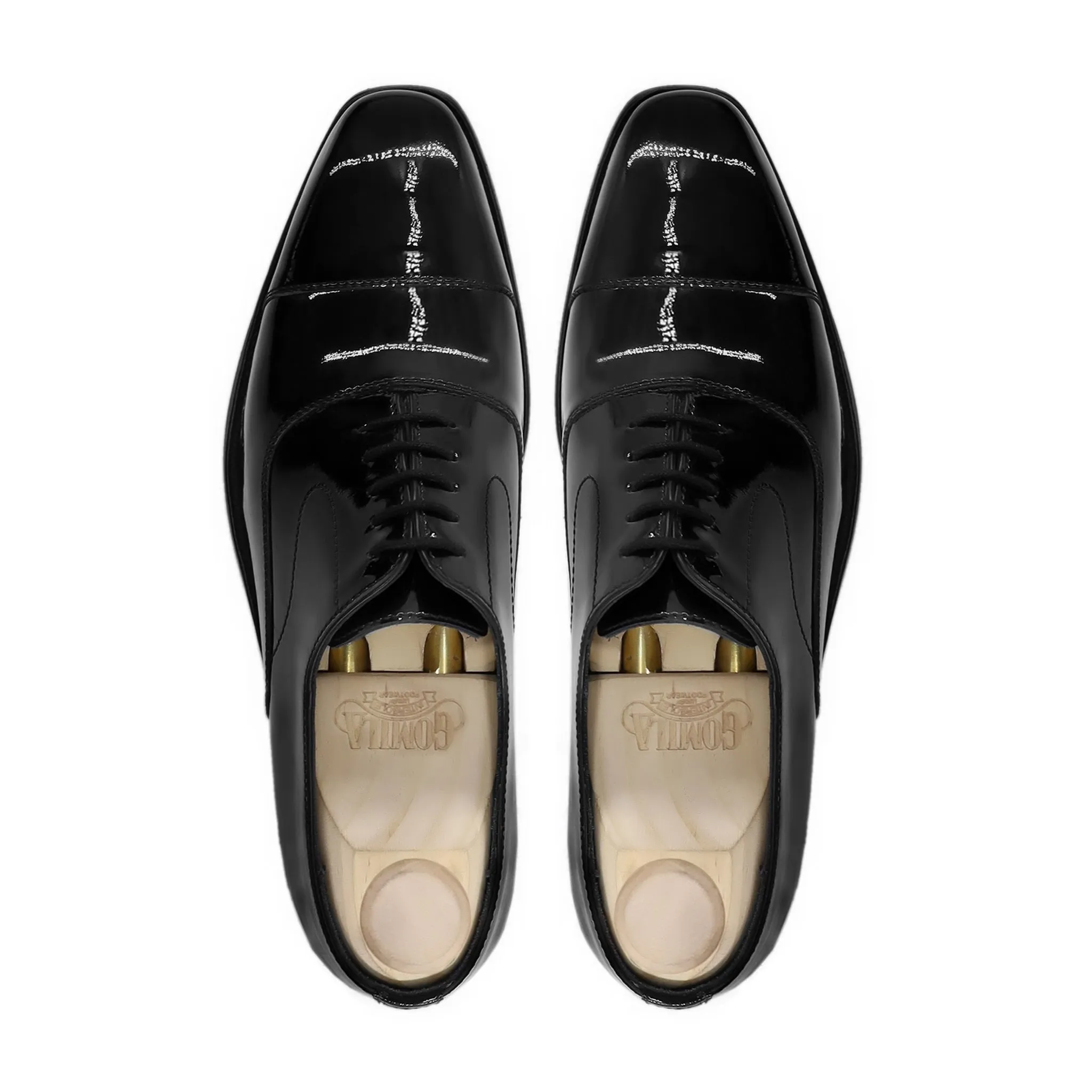 Arsha - Men's Black Patent Leather Oxford Shoe