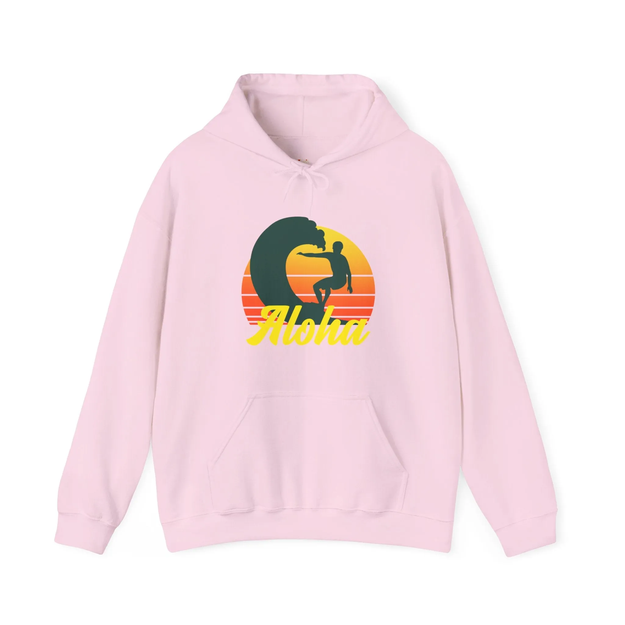 Beach Aloha Sunset Surfer Hoodie