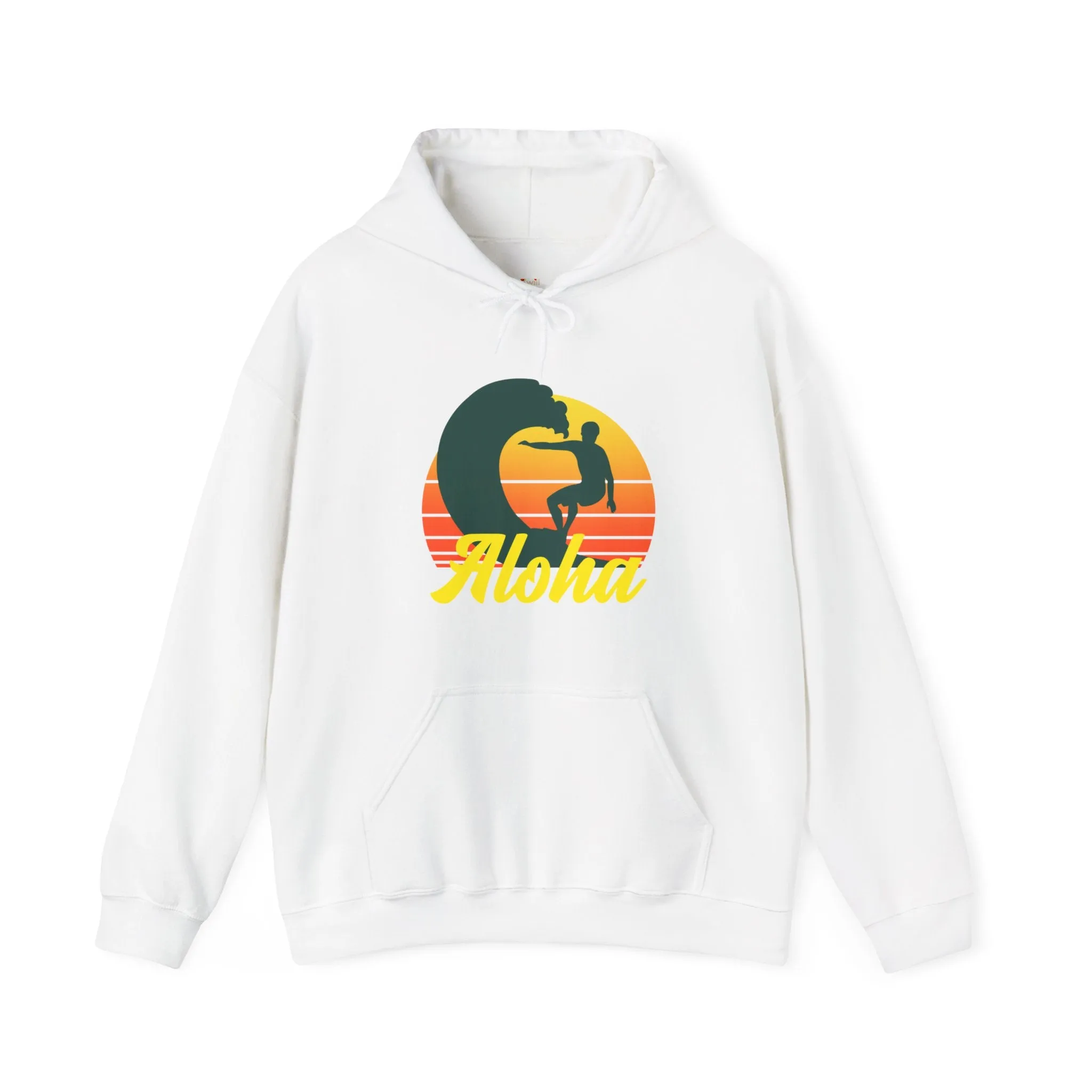 Beach Aloha Sunset Surfer Hoodie