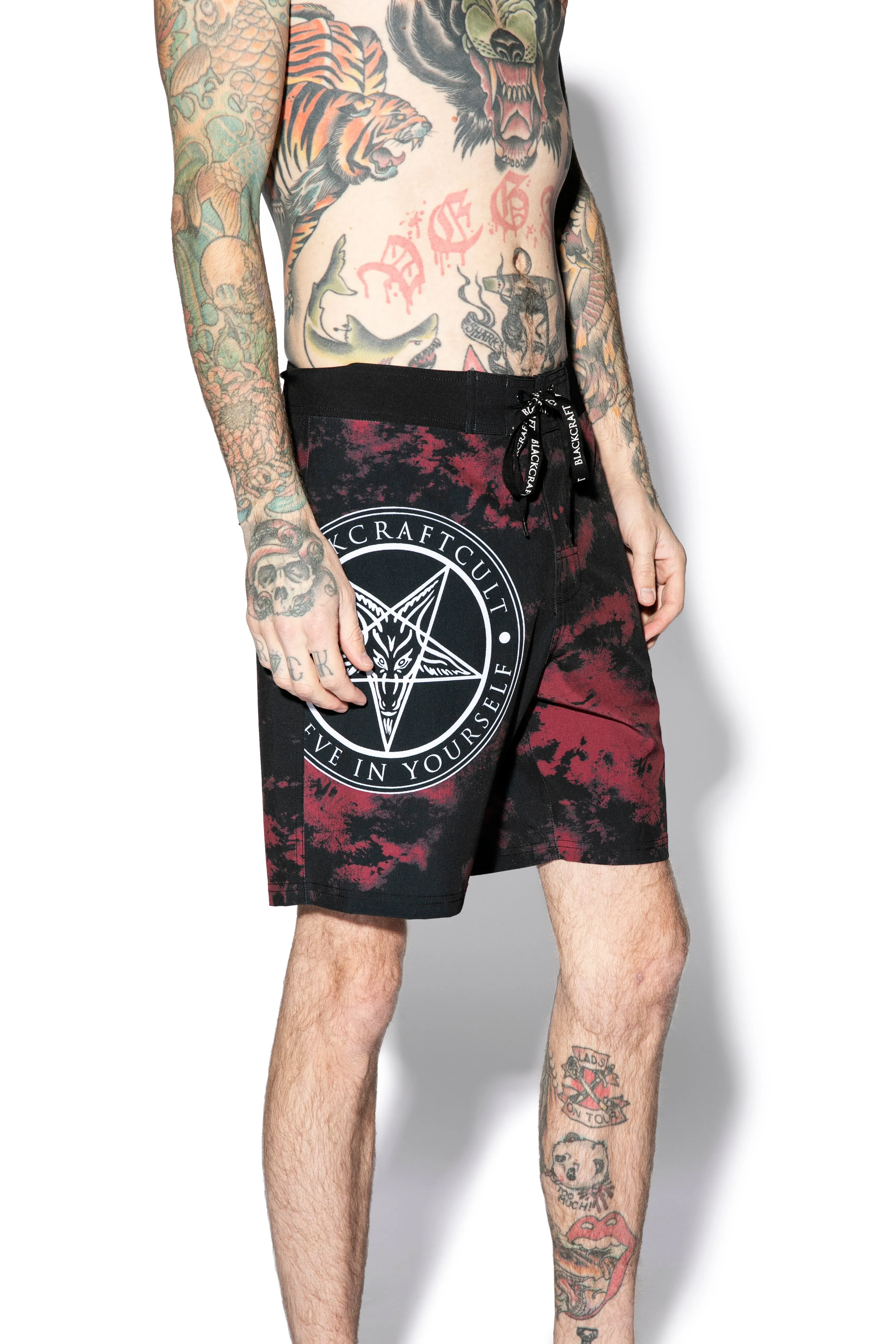 Believe In Yourself - Blood Moon Board Shorts