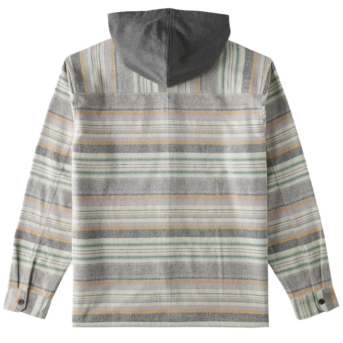 Billabong Baja Hooded Long Sleeve Button-Up Flannel Shirt