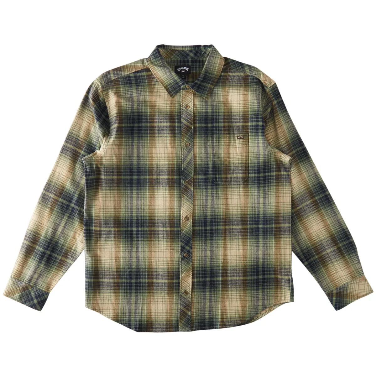 Billabong Coastline Long Sleeve Button-Up Flannel Shirt