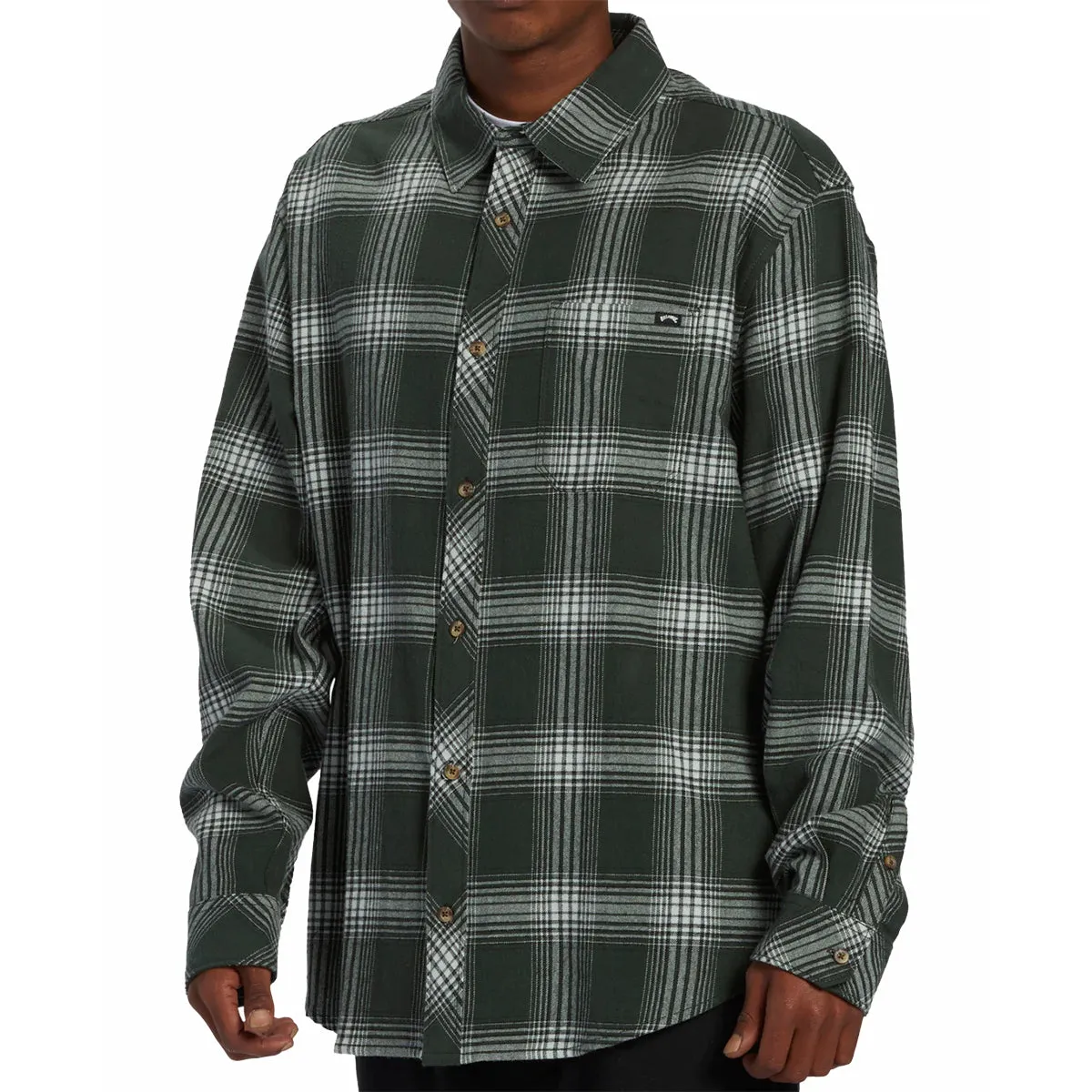 Billabong Coastline Long Sleeve Button-Up Flannel Shirt