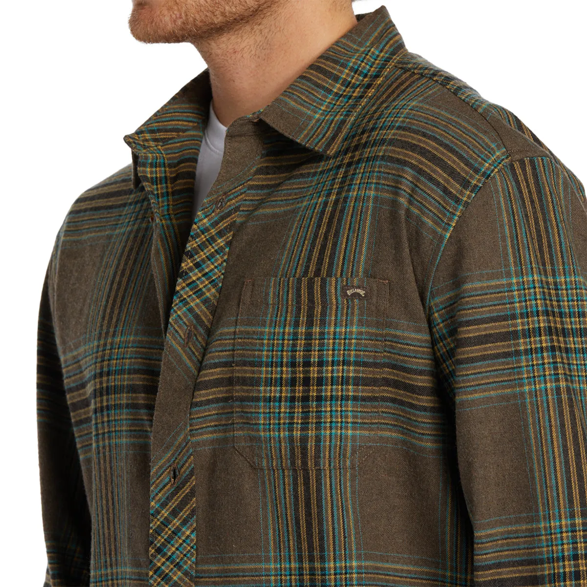 Billabong Coastline Long Sleeve Button-Up Flannel Shirt