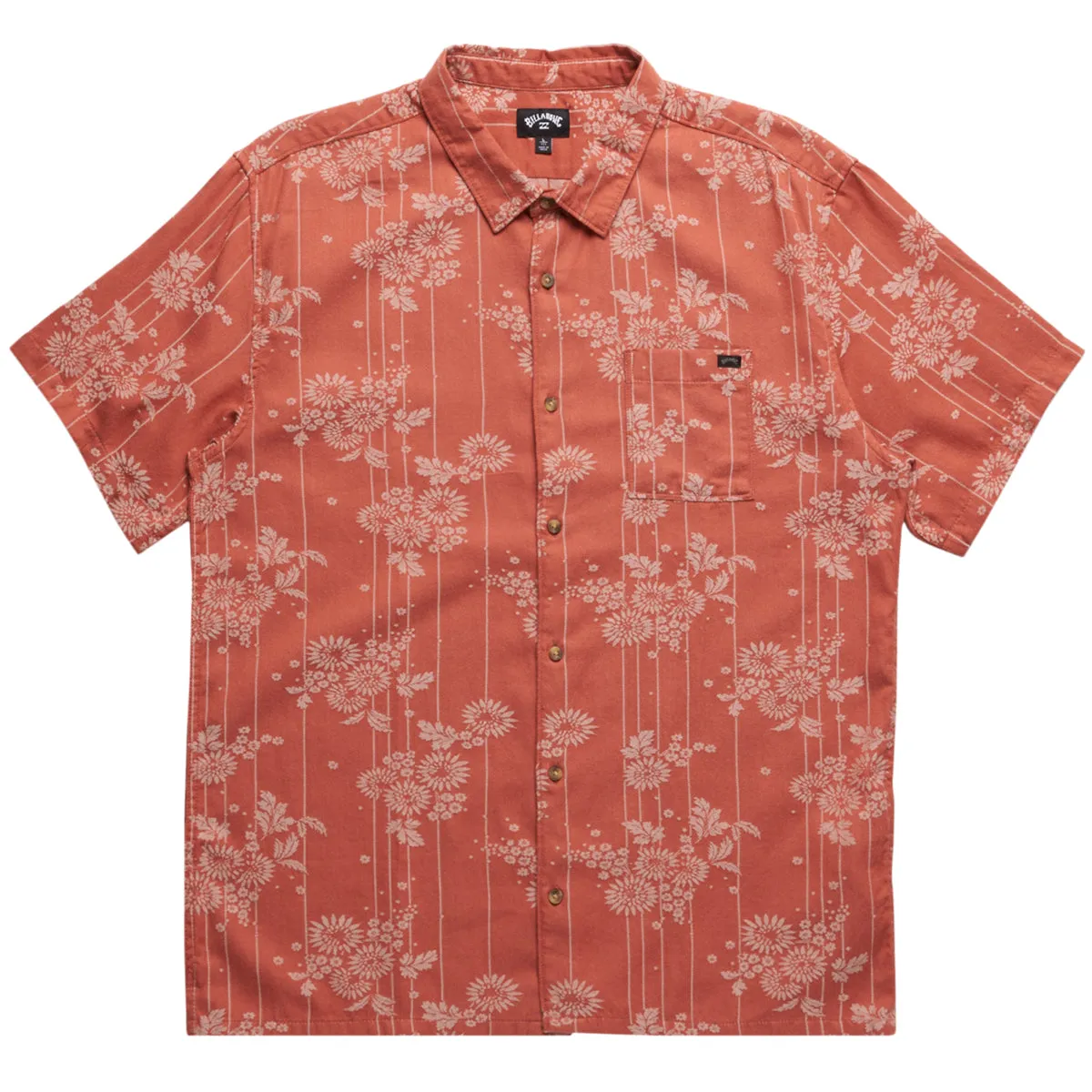 Billabong Sundays Jacquard Short Sleeve Button-Up Shirt