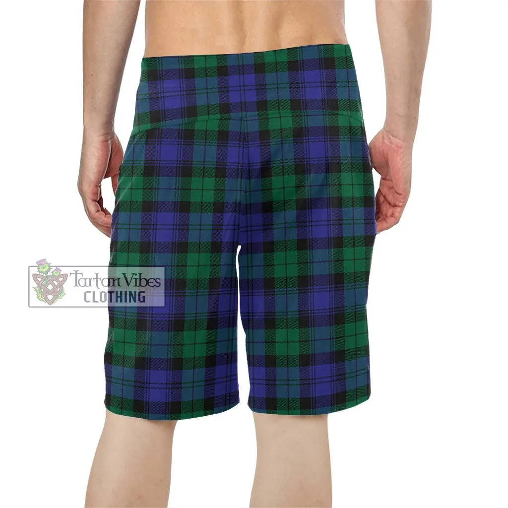 Black Watch Modern Tartan Men's Board Shorts