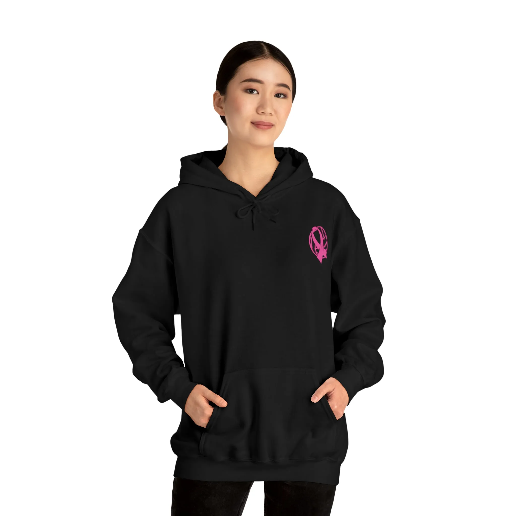 Breast Cancer Volleyball Hooded Sweatshirt