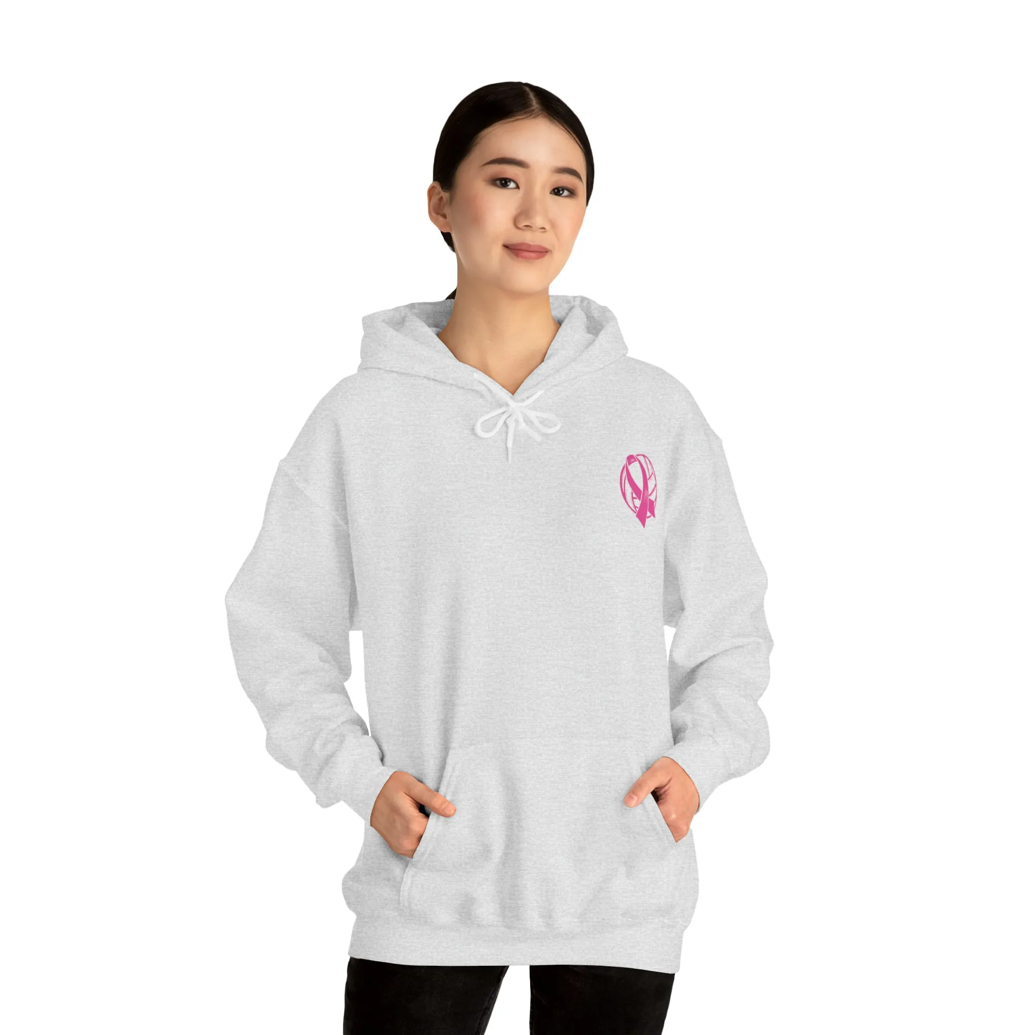 Breast Cancer Volleyball Hooded Sweatshirt