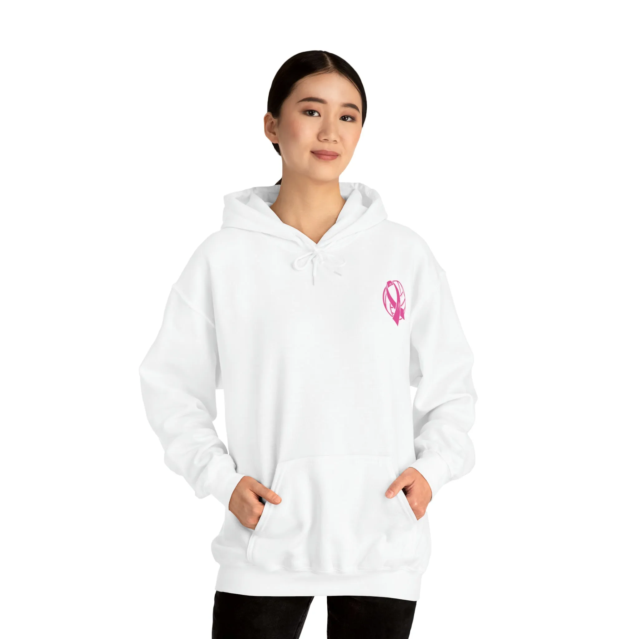 Breast Cancer Volleyball Hooded Sweatshirt