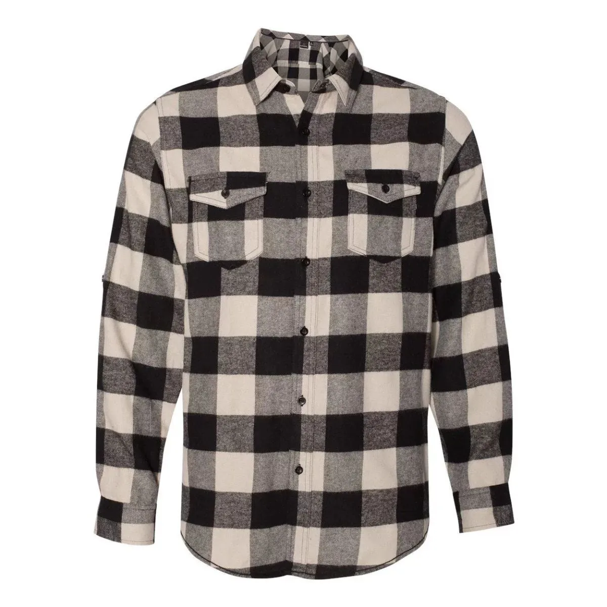 Burnside Yarn Dyed Long Sleeve Flannel Shirt