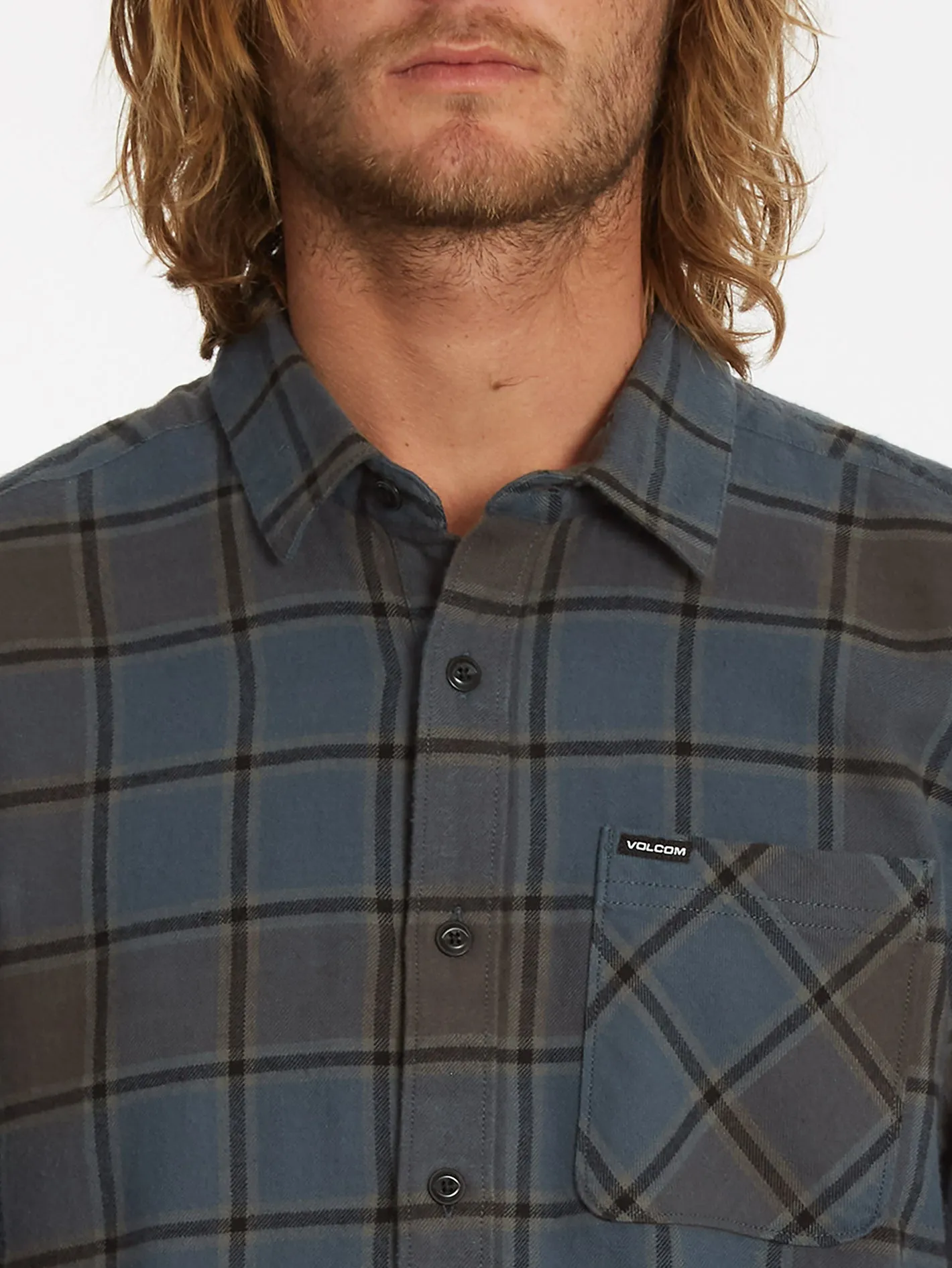 Caden Plaid Shirt - MARINA BLUE