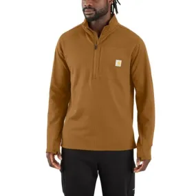 Carhartt Men's Force Relaxed Fit Mock Neck 1/2 Zip Long Sleeve