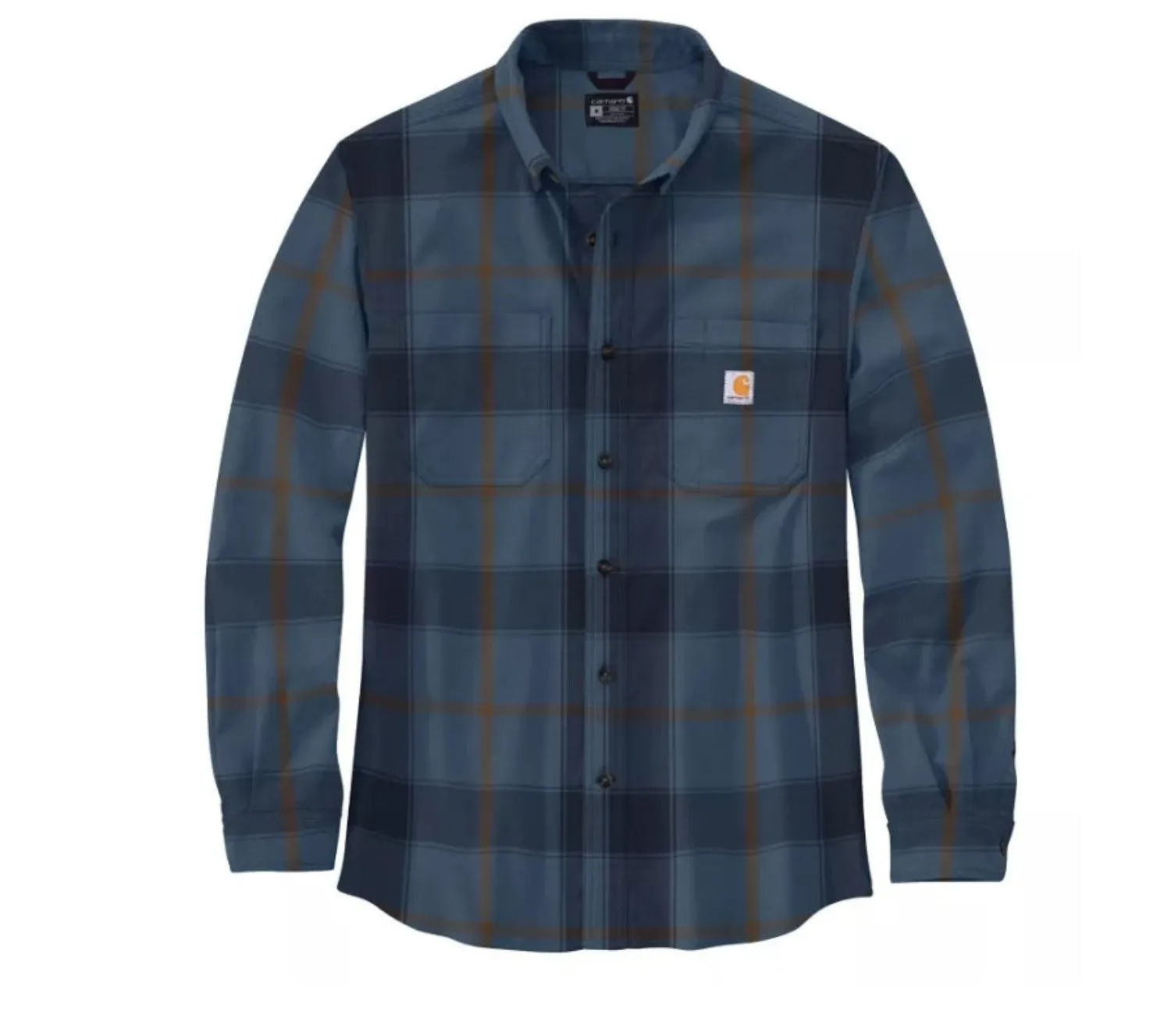 Carhartt Men's Rugged Flex Relaxed Fit Button-Down Long Sleeve Plaid Shirt