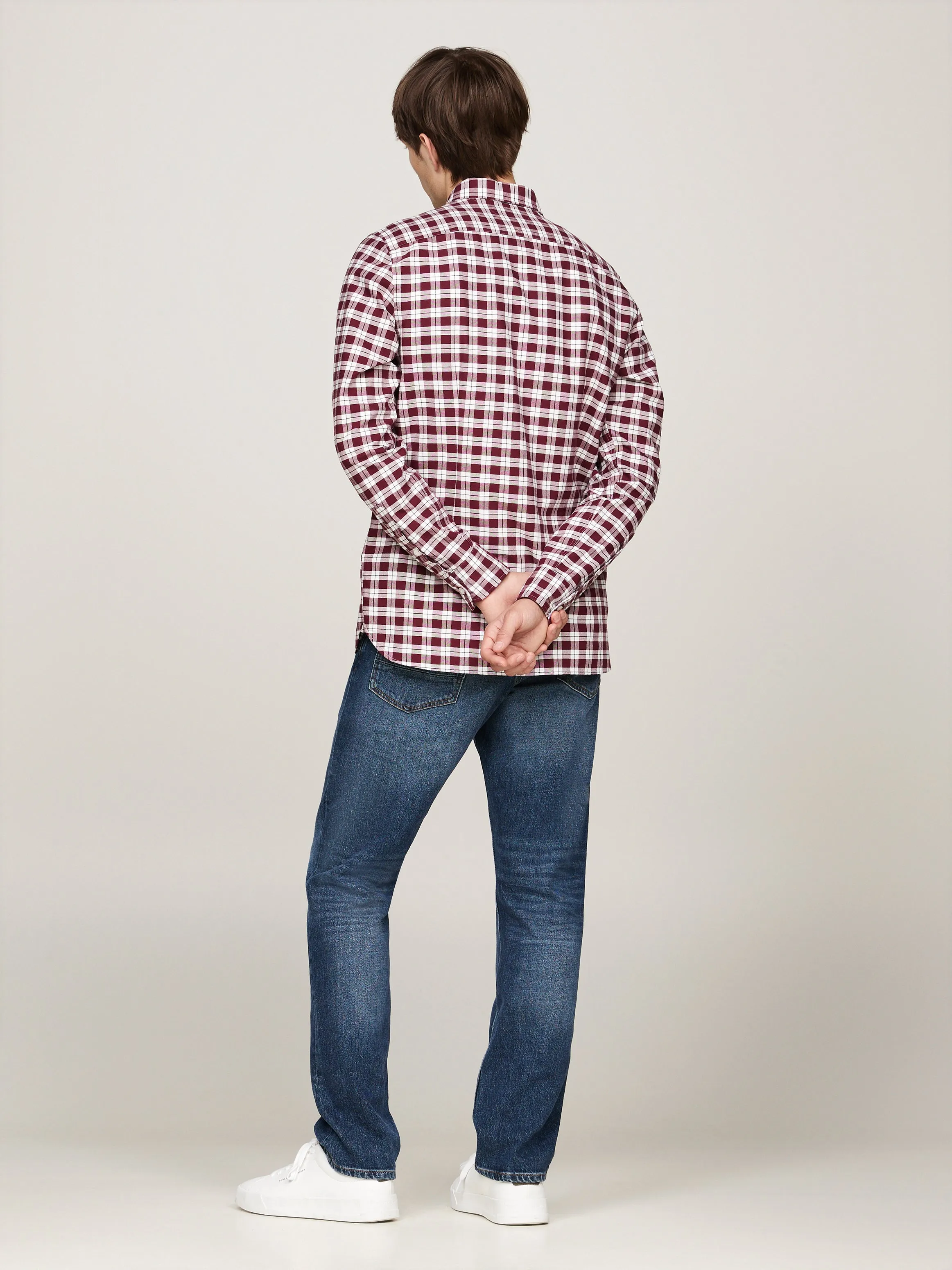 Check Slim Fit Oxford Shirt