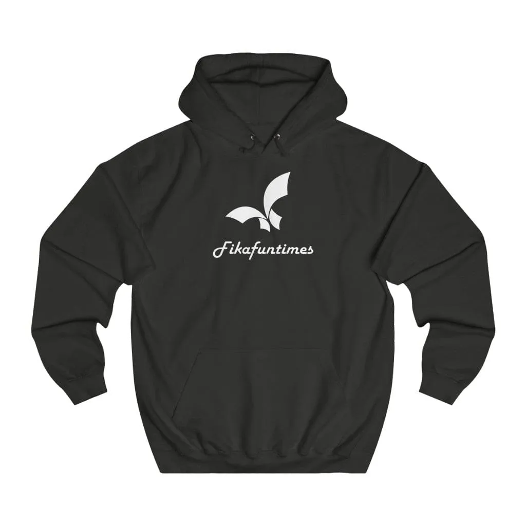 College Unisex Print Fikafuntimes Hoodie