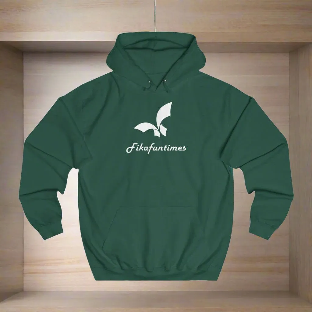 College Unisex Print Fikafuntimes Hoodie