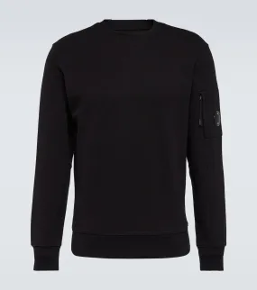 Cotton fleece sweatshirt C. Company, black