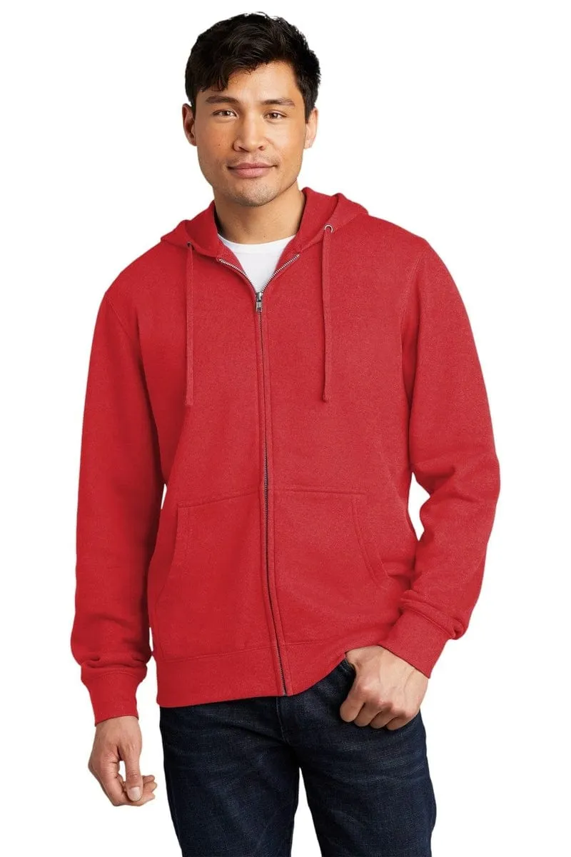 District DT6102: V.I.T. Fleece Full-Zip Hoodie