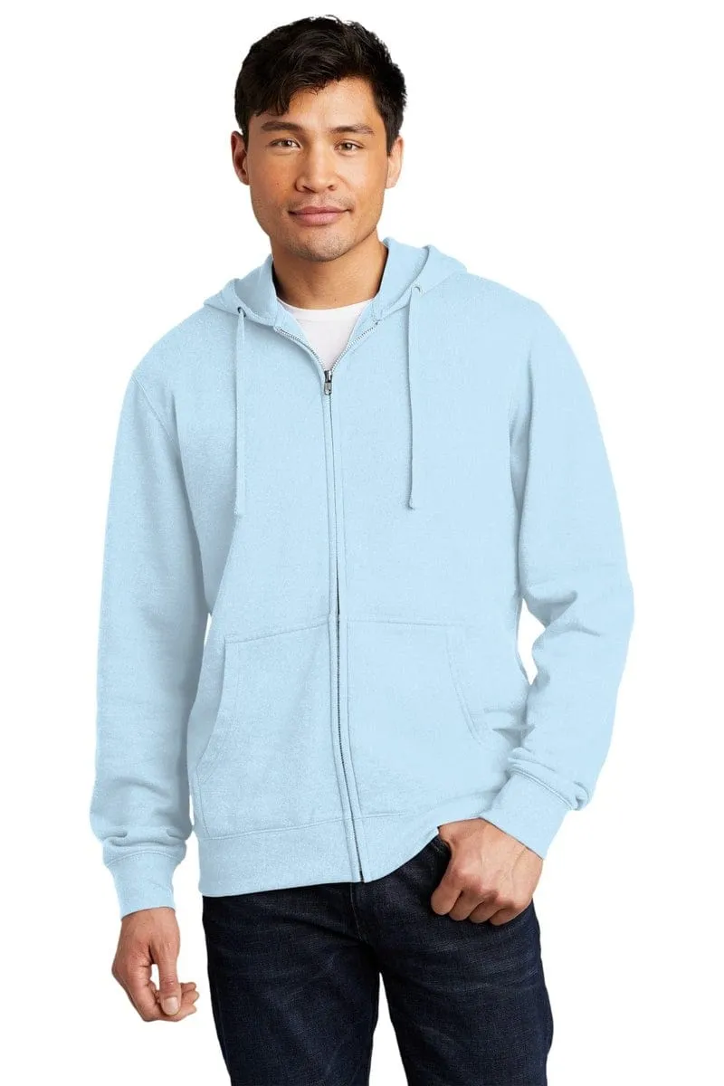 District DT6102: V.I.T. Fleece Full-Zip Hoodie