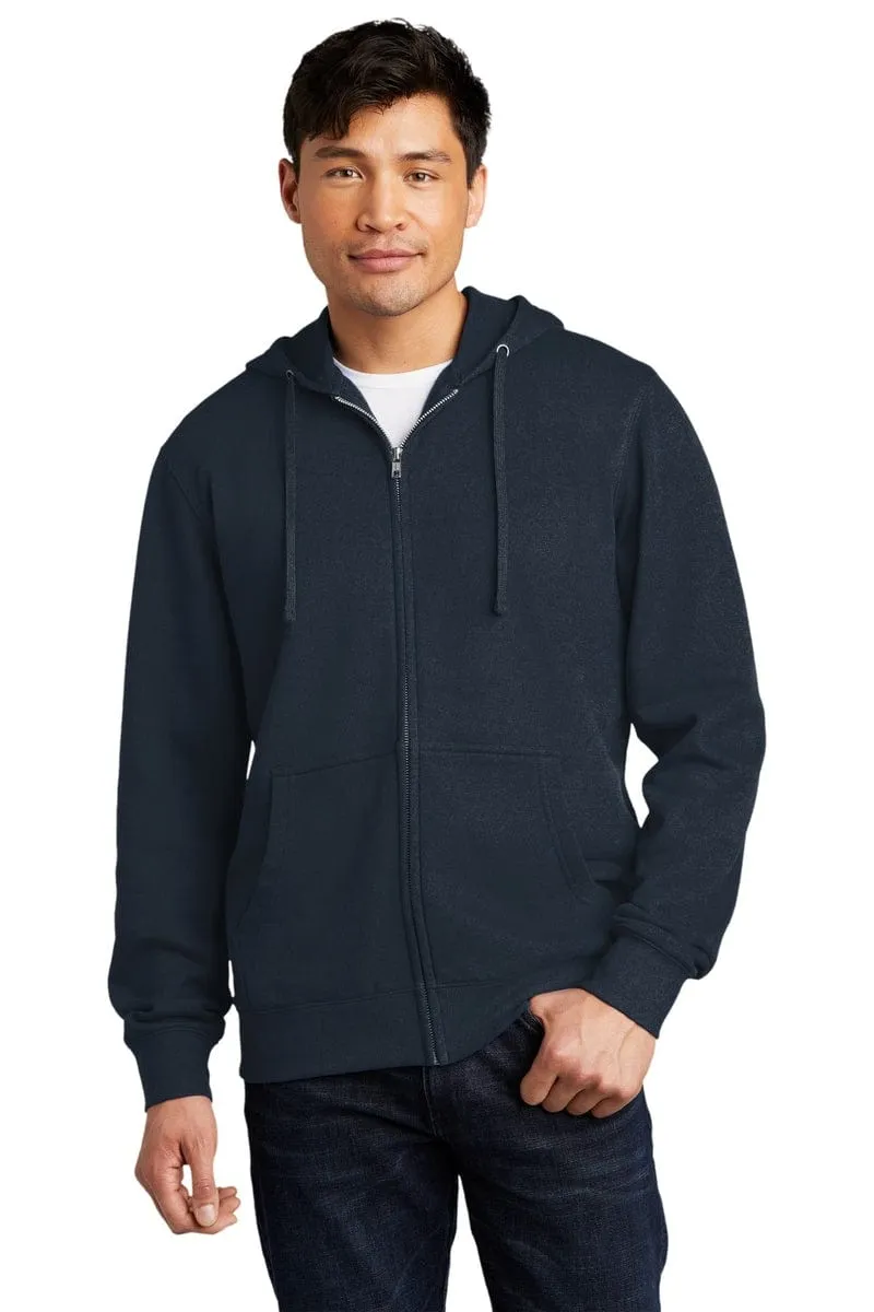 District DT6102: V.I.T. Fleece Full-Zip Hoodie