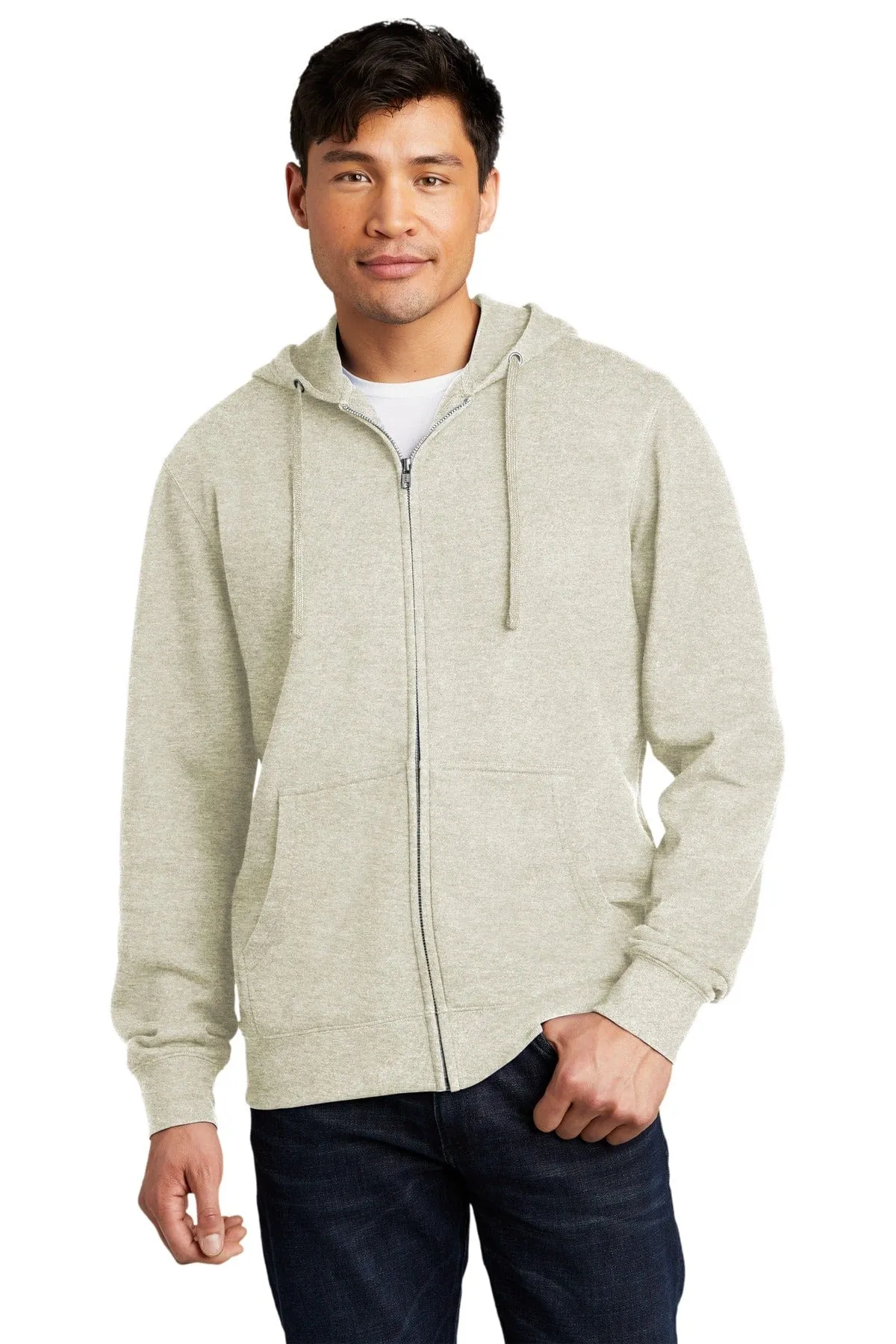 District DT6102: V.I.T. Fleece Full-Zip Hoodie