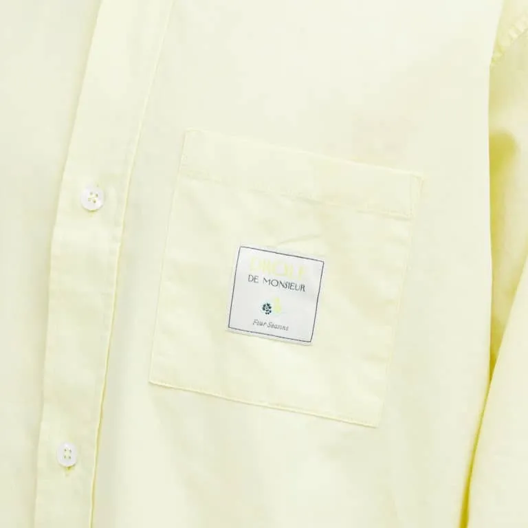 Drole De Monsieur Patch Logo Oxford Shirt,