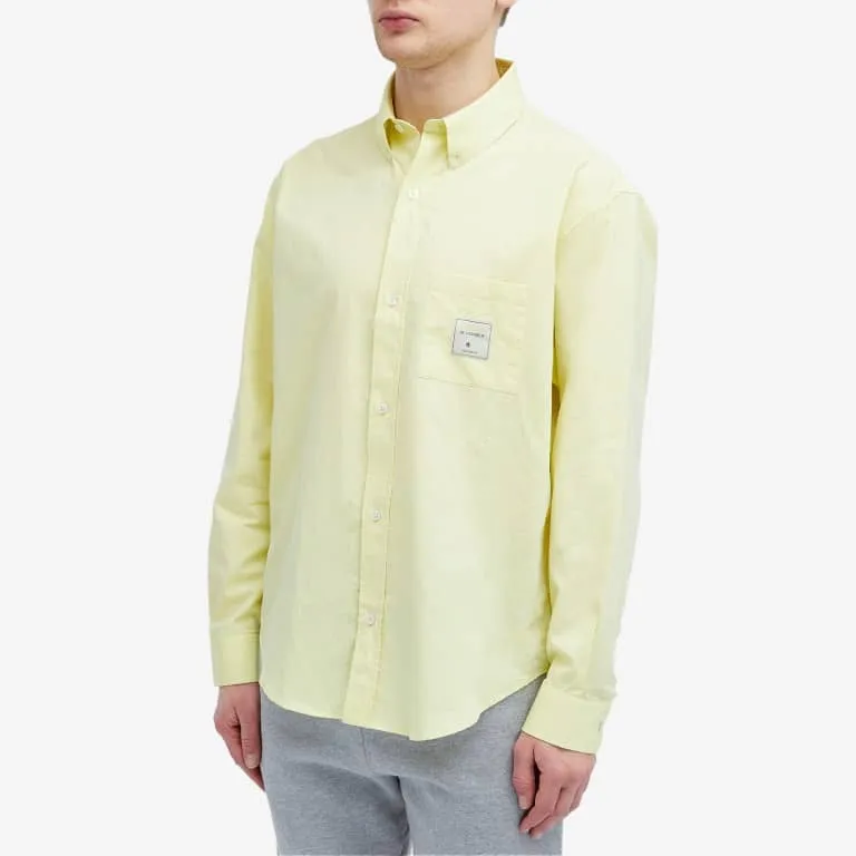 Drole De Monsieur Patch Logo Oxford Shirt,