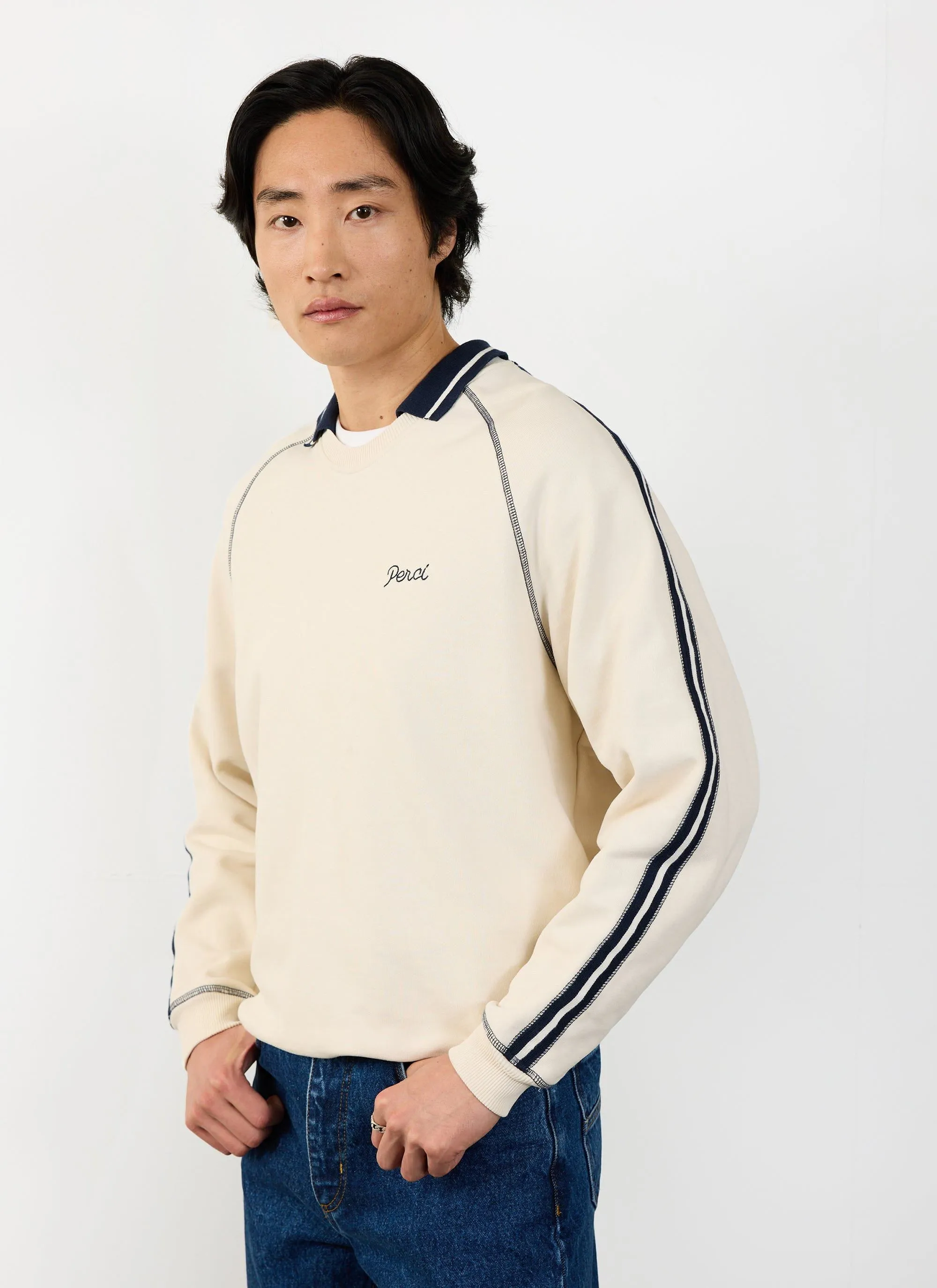 Export Sweatshirt | Cotton | Ecru