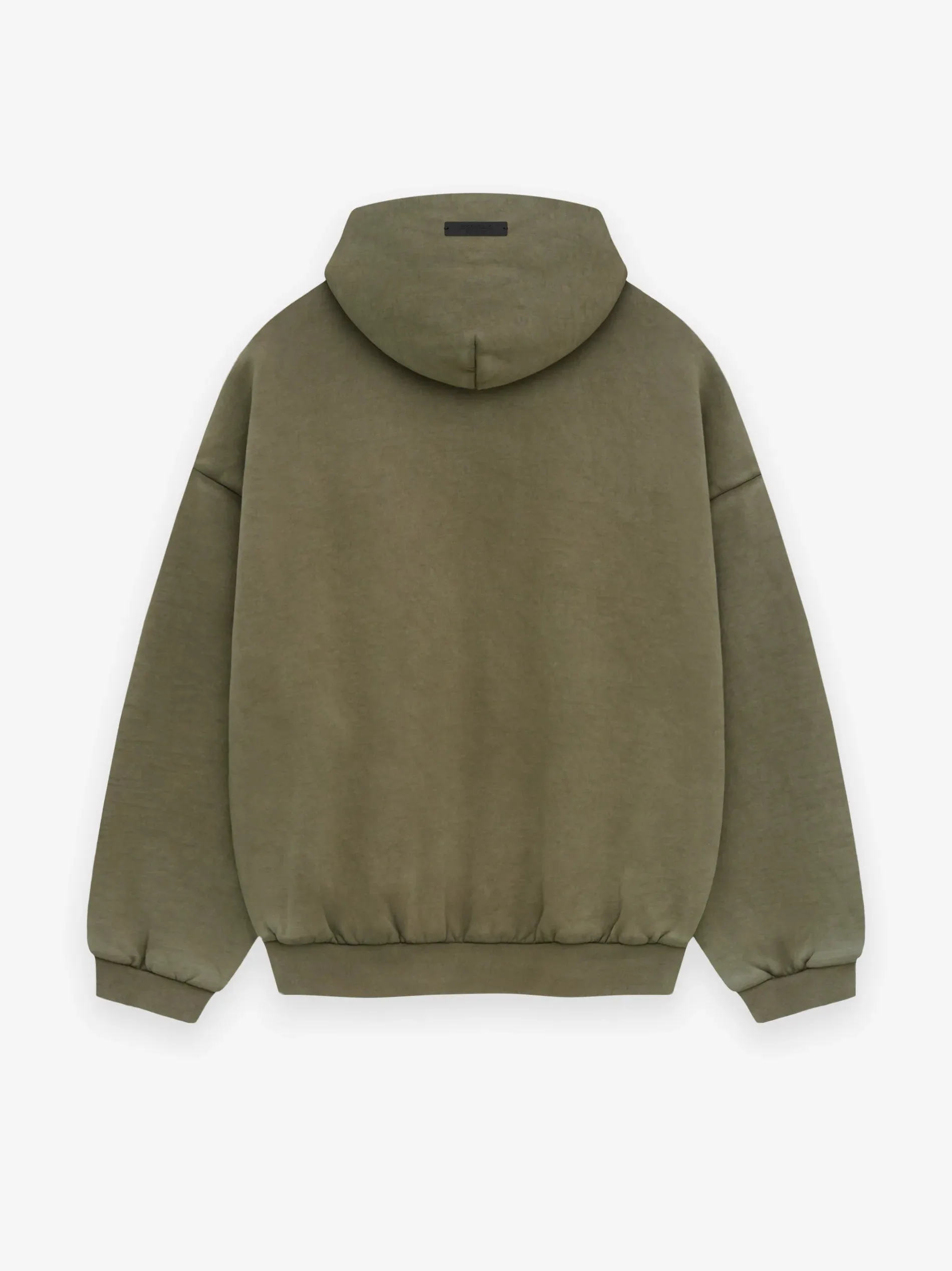 Fear of God Essentials Heavy Fleece Hoodie in Military