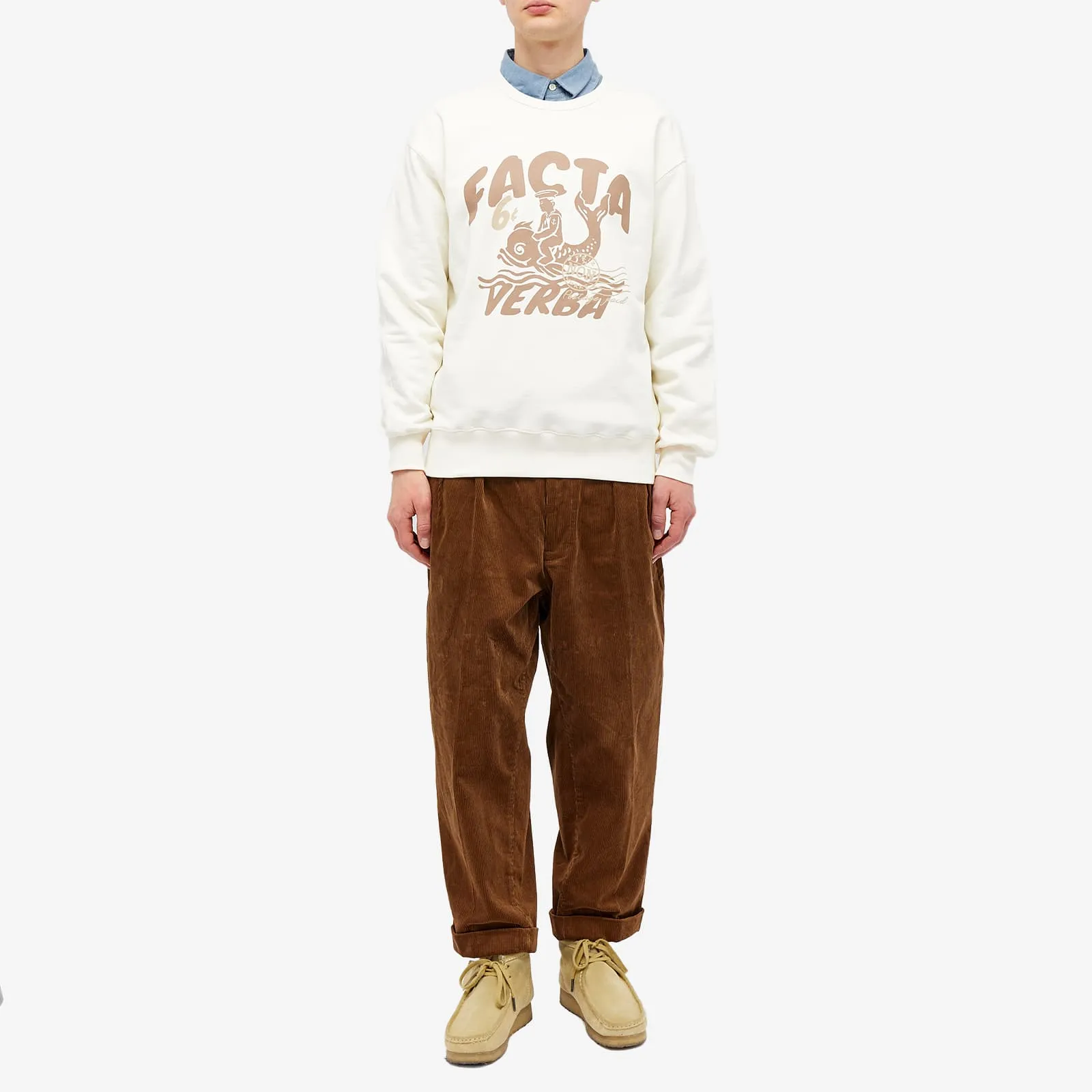 Frizmworks Postage Stamp Sweatshirt, beige