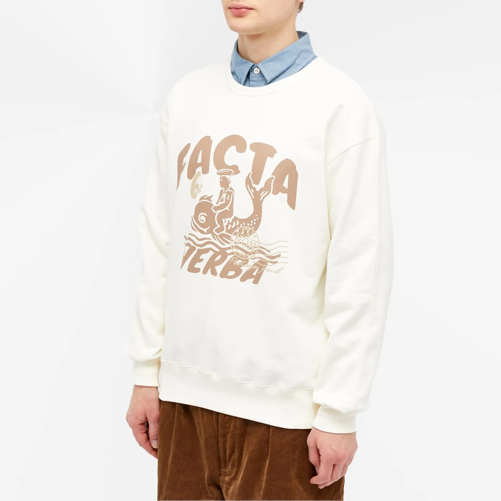 Frizmworks Postage Stamp Sweatshirt, beige