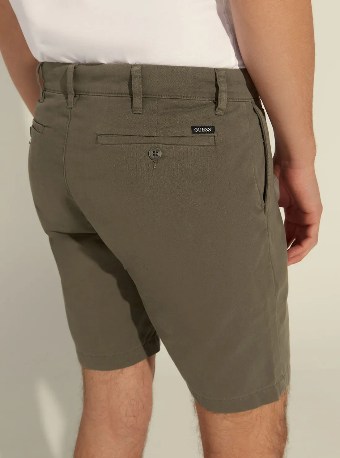 Green Canon Twill Chino Shorts