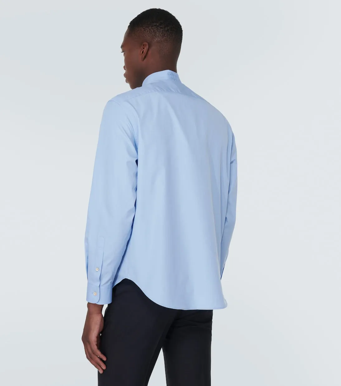 Gucci cotton oxford shirt, blue