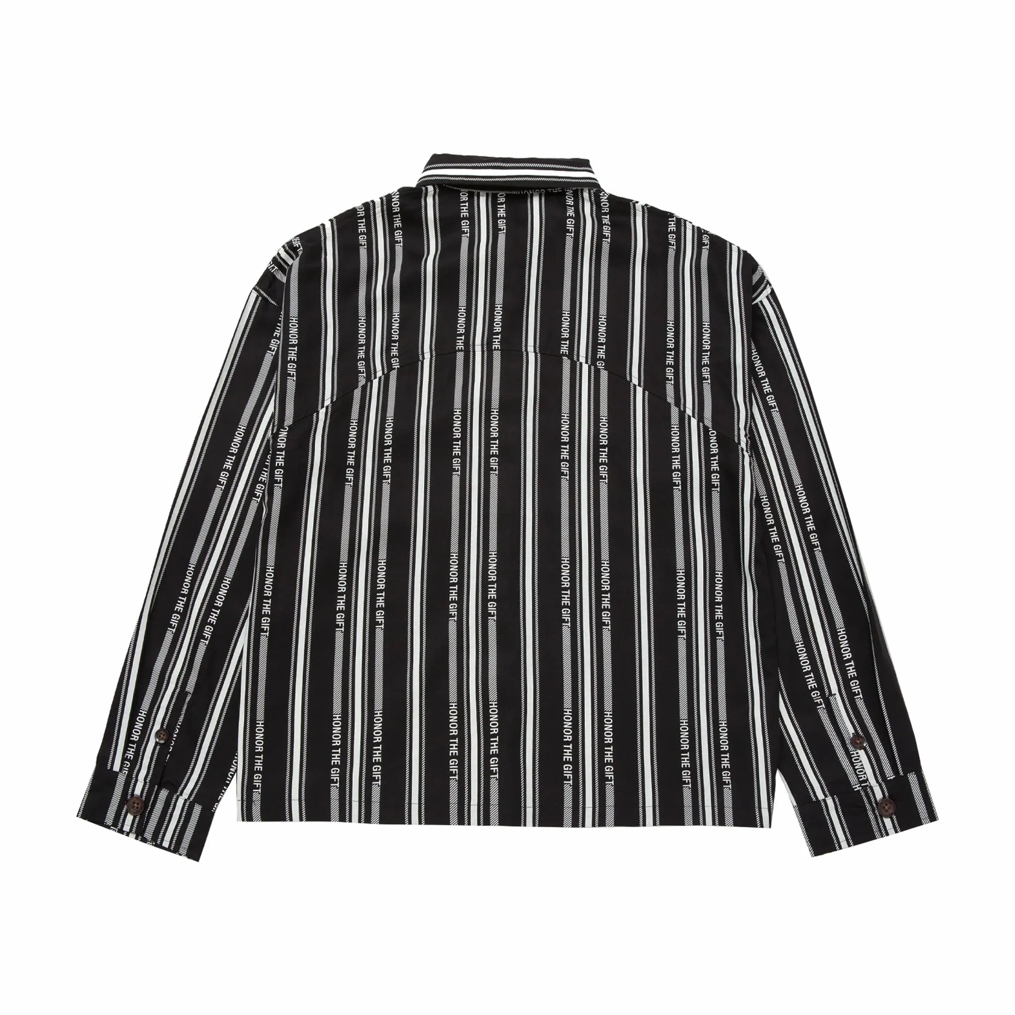 Honor The Gift Honor Stripe Button Up (Black)