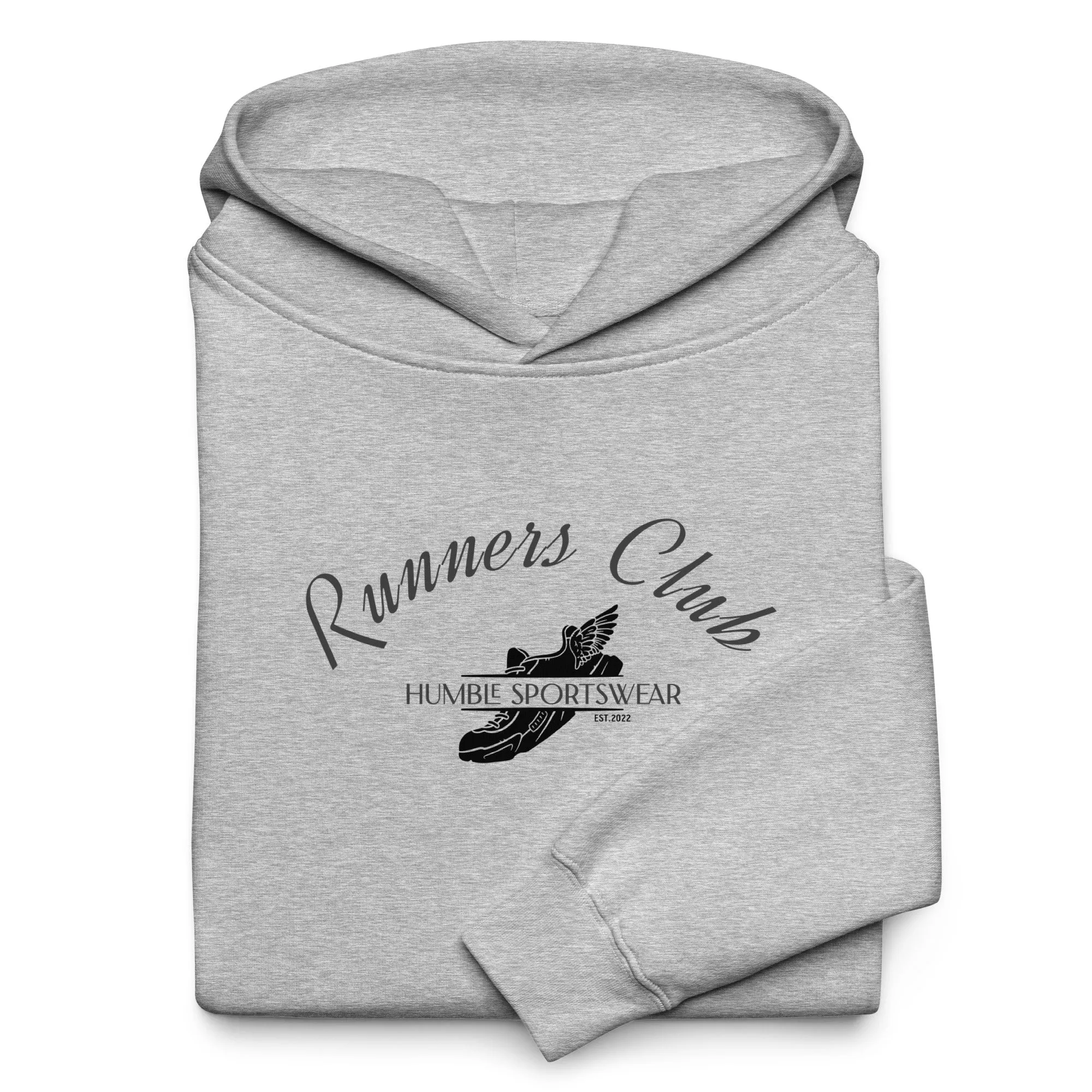 Humble Sportswear™ Men's Sport Gray Runners Club Oversized Hoodie