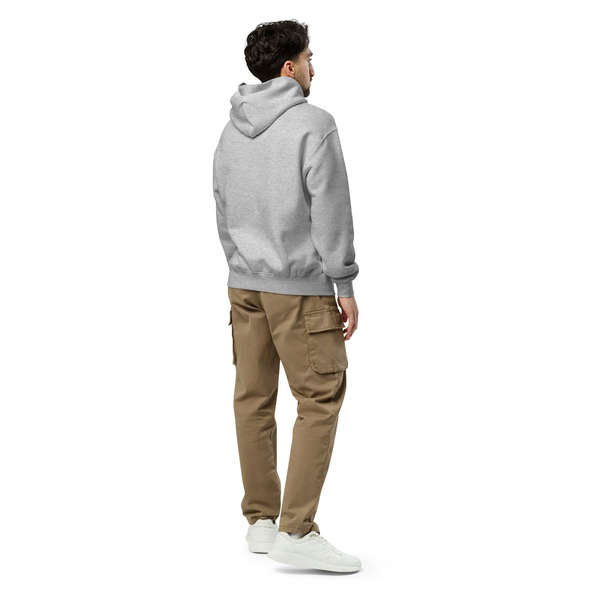 Humble Sportswear™ Men's Sport Gray Runners Club Oversized Hoodie