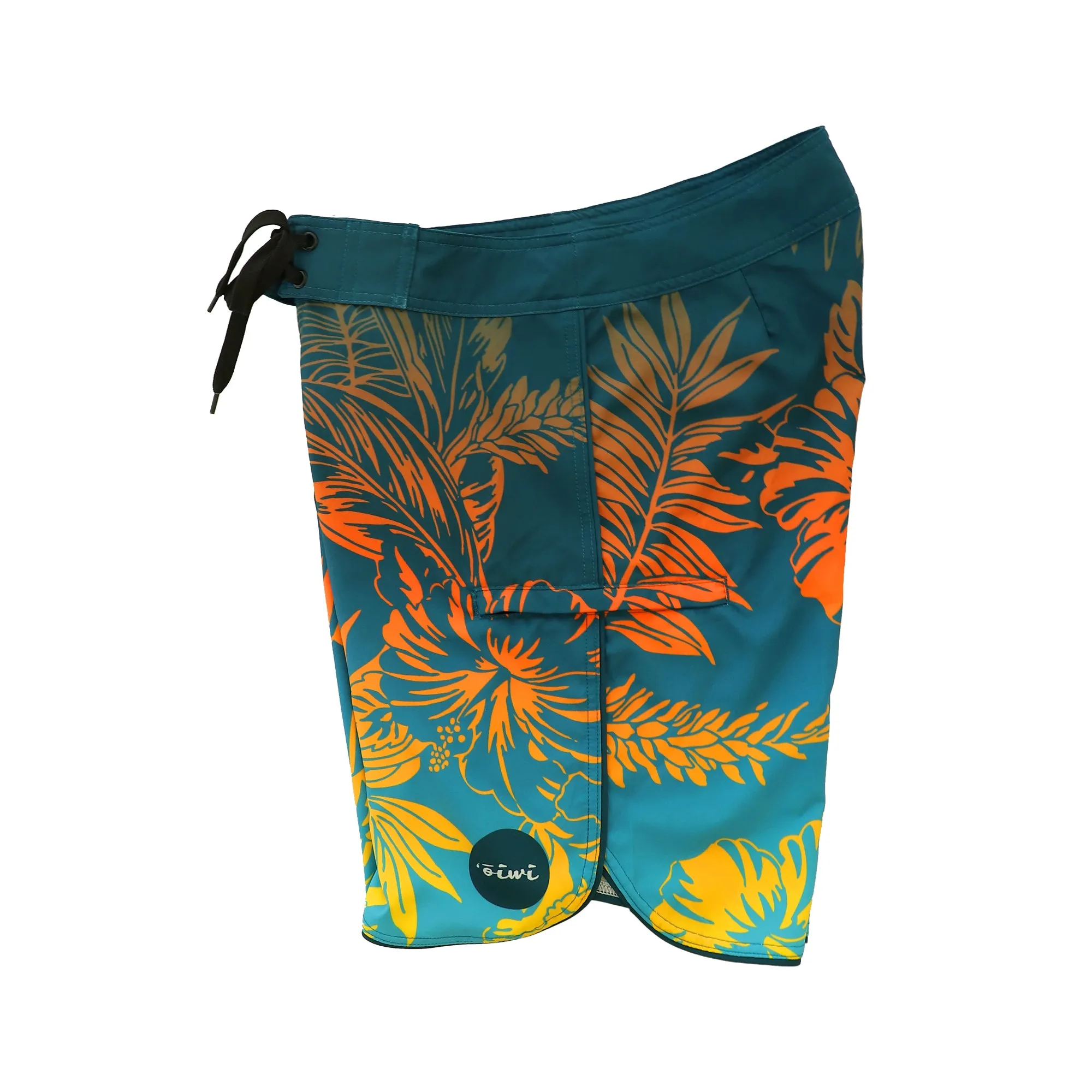 Kahala Kane Blue/Orange Board Shorts