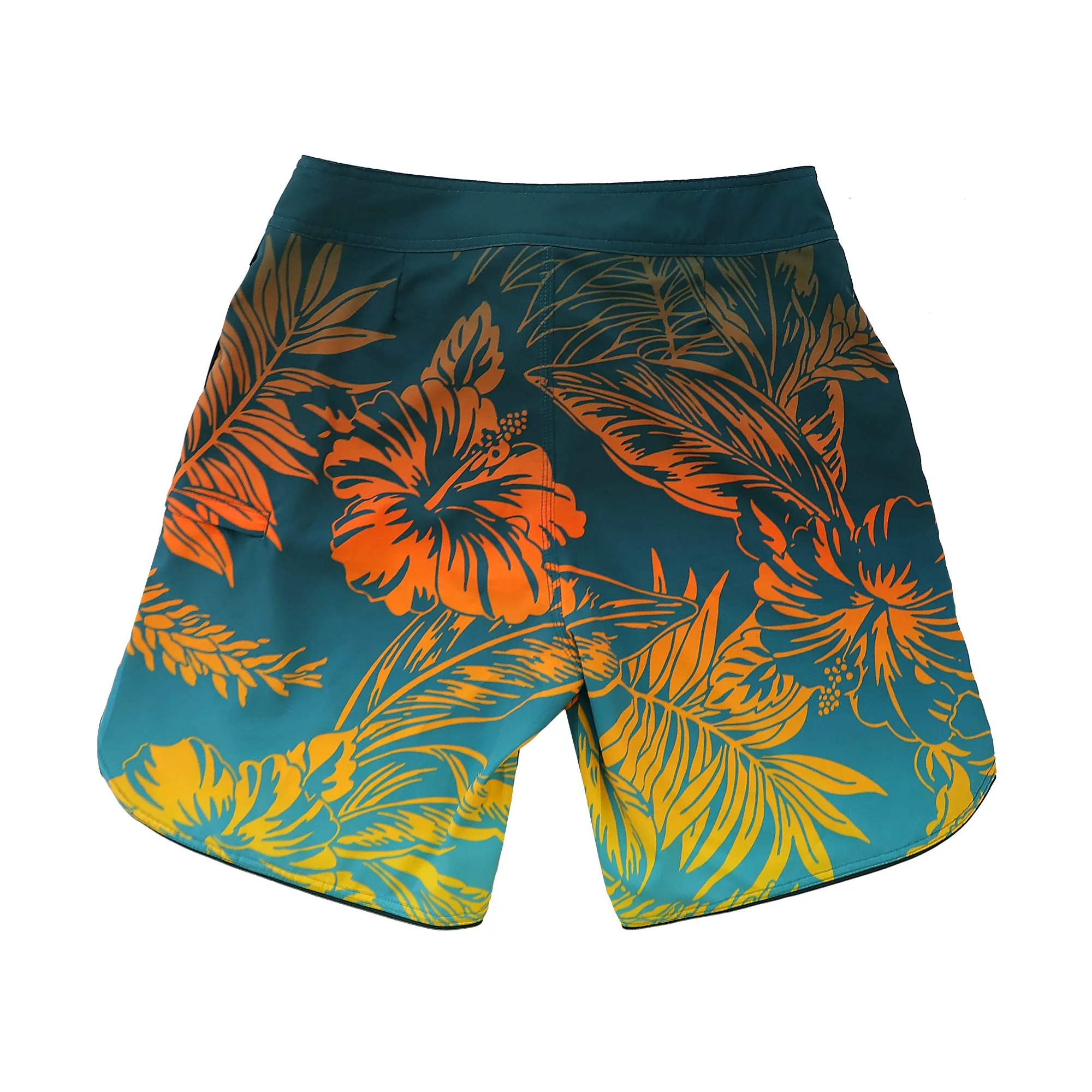 Kahala Kane Blue/Orange Board Shorts