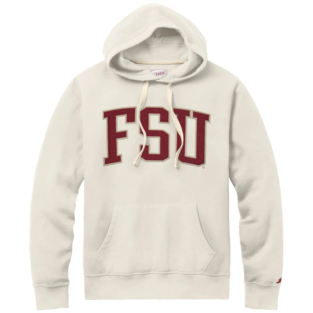 League Men's FSU Brushed Fleece Hood - Oatmeal