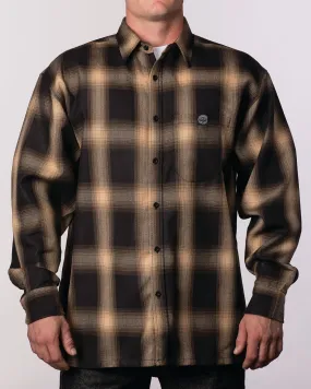 Lowrider Veterano Long Sleeve Flannel Button-Up