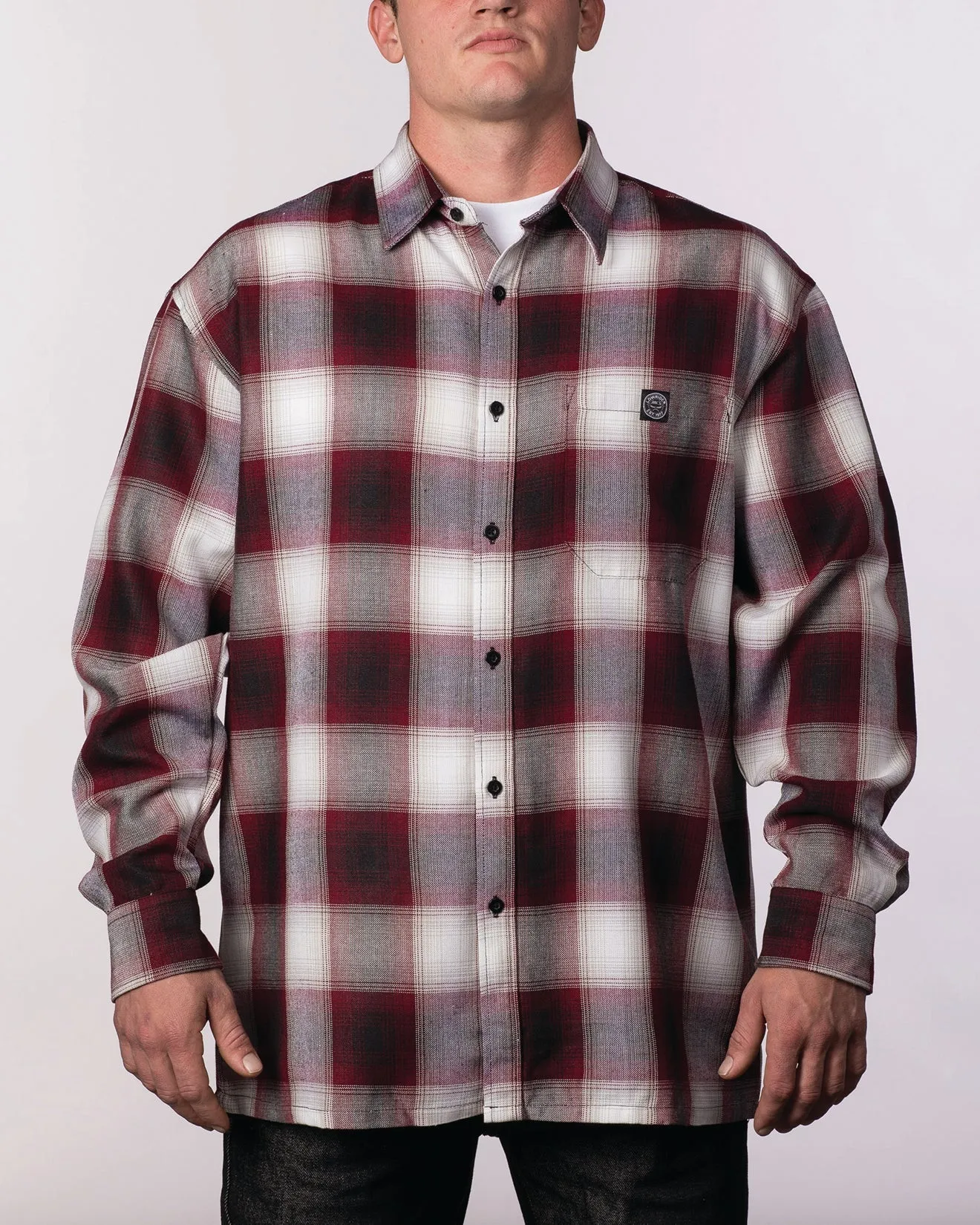 Lowrider Veterano Long Sleeve Flannel Button-Up