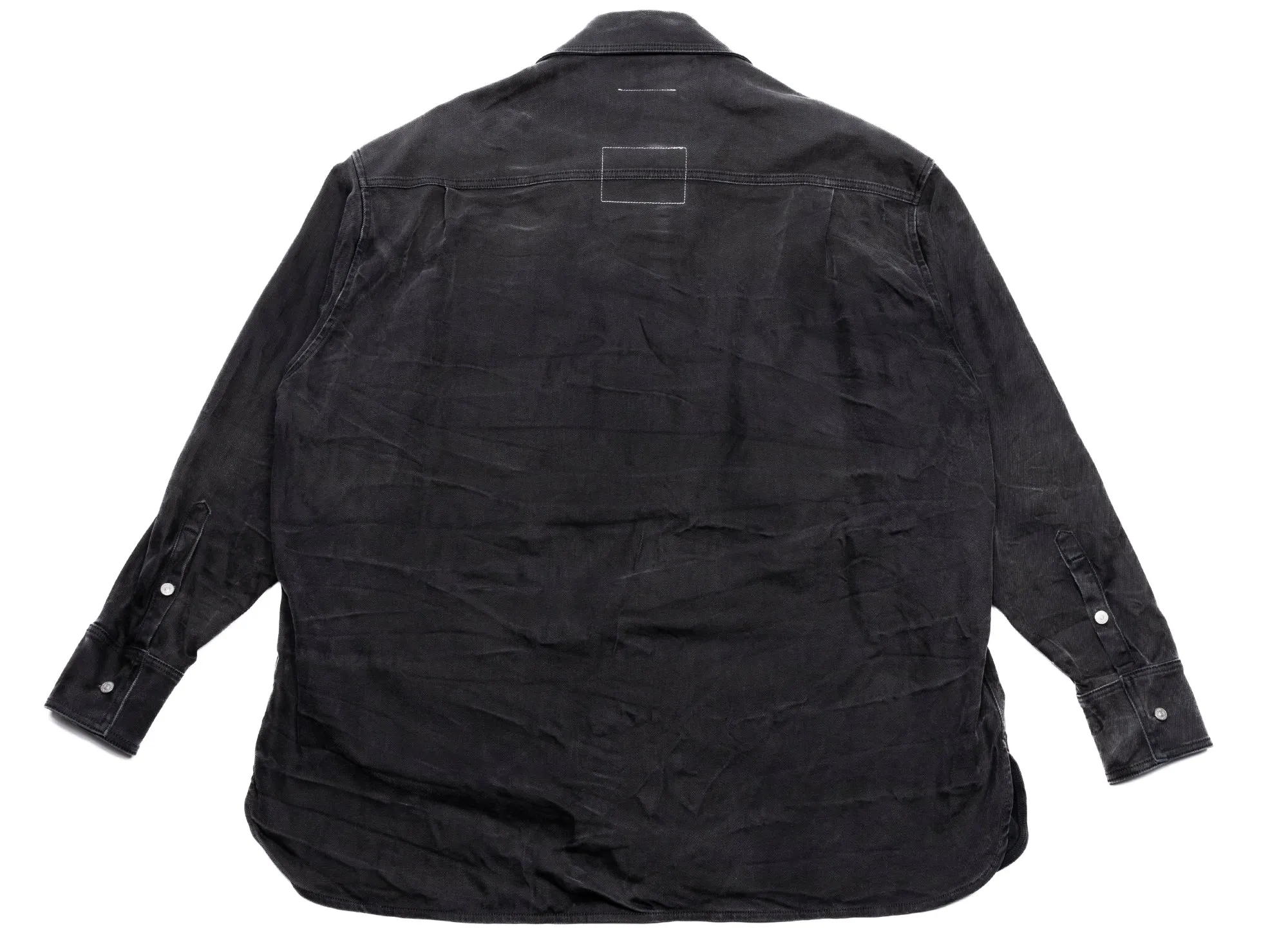 Maison Margiela MM6 Oversized Denim Long Sleeve Shirt