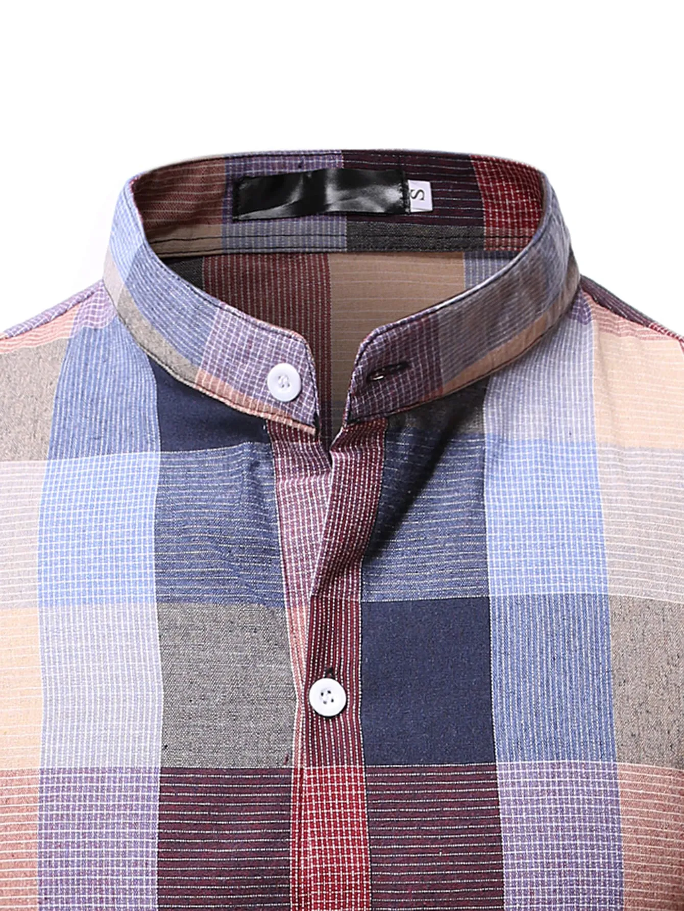 Manfinity Homme Men Plaid Button Up Shirt