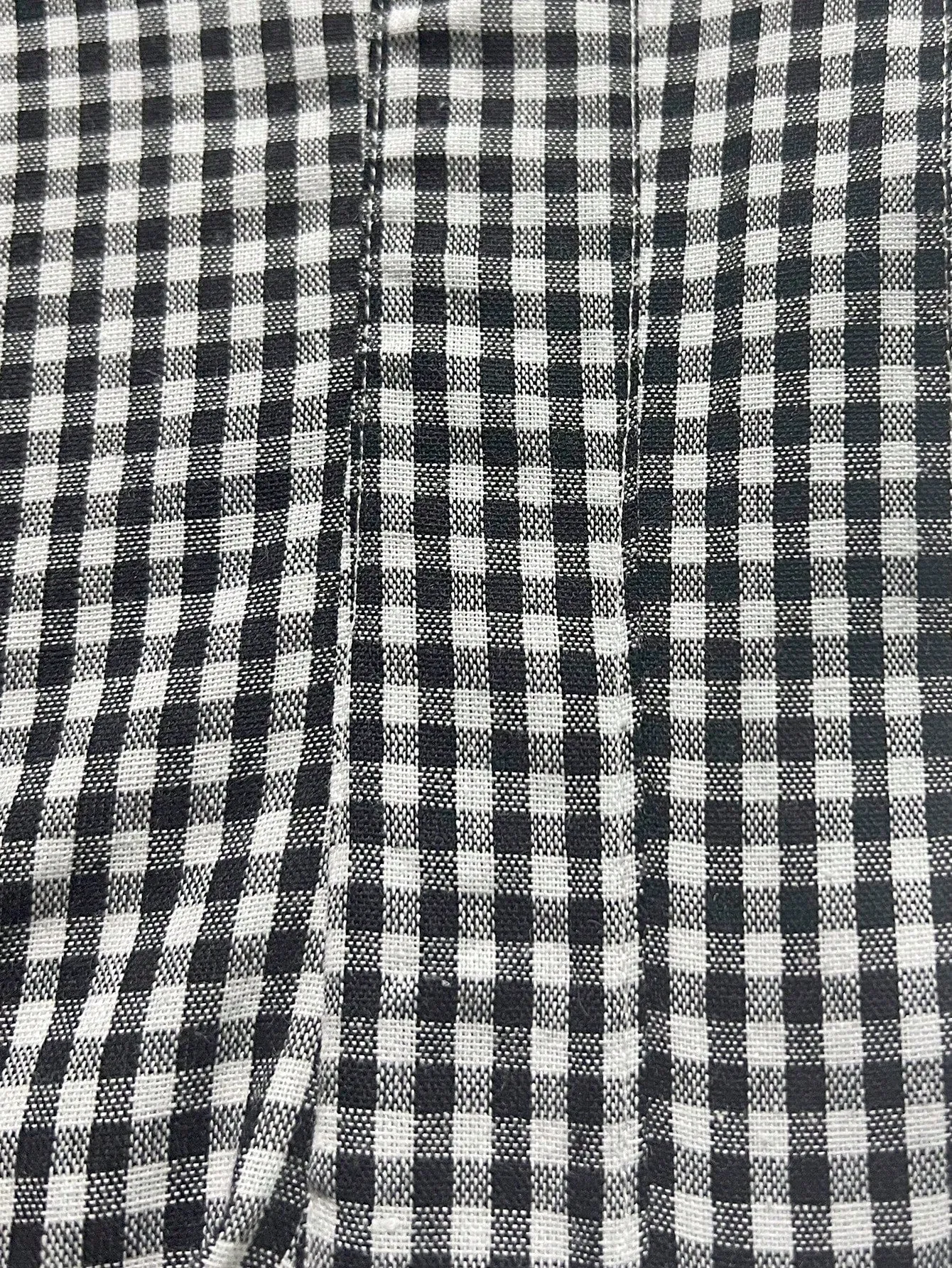 Manfinity Mode Men Gingham Print Button Up Shirt