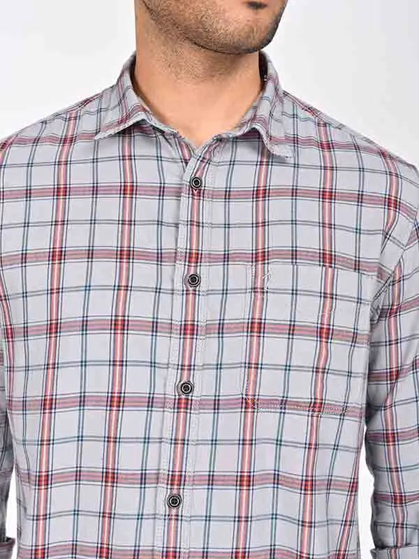 Men Checked Full Sleeve Cotton Shirt