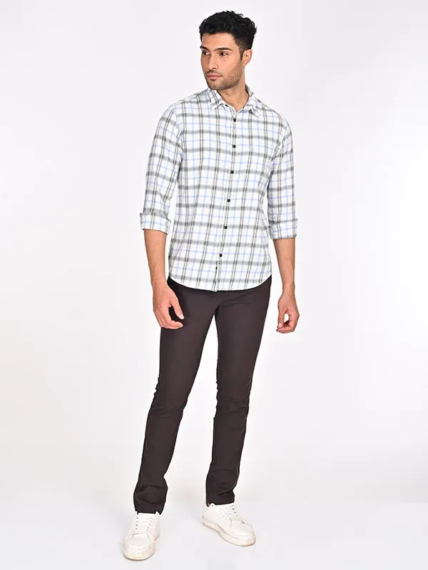 Men Checked Full Sleeve Cotton Shirt