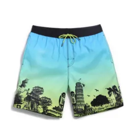 Men's Ancient Building Beach Board Shorts