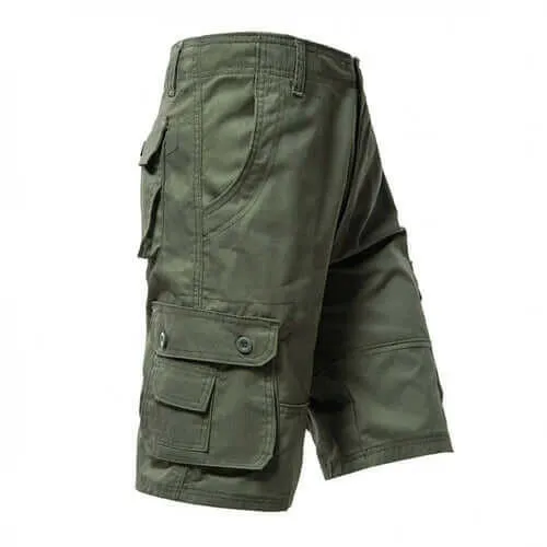 Mens Casual Cargo Shorts with Side Pockets